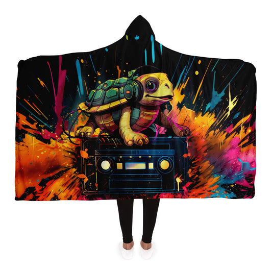 The Groove Turtle - Hooded Blanket